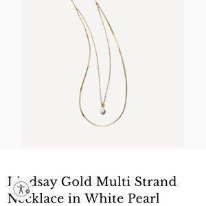 Kendra Scott Lindsay Double Necklace New with Tag